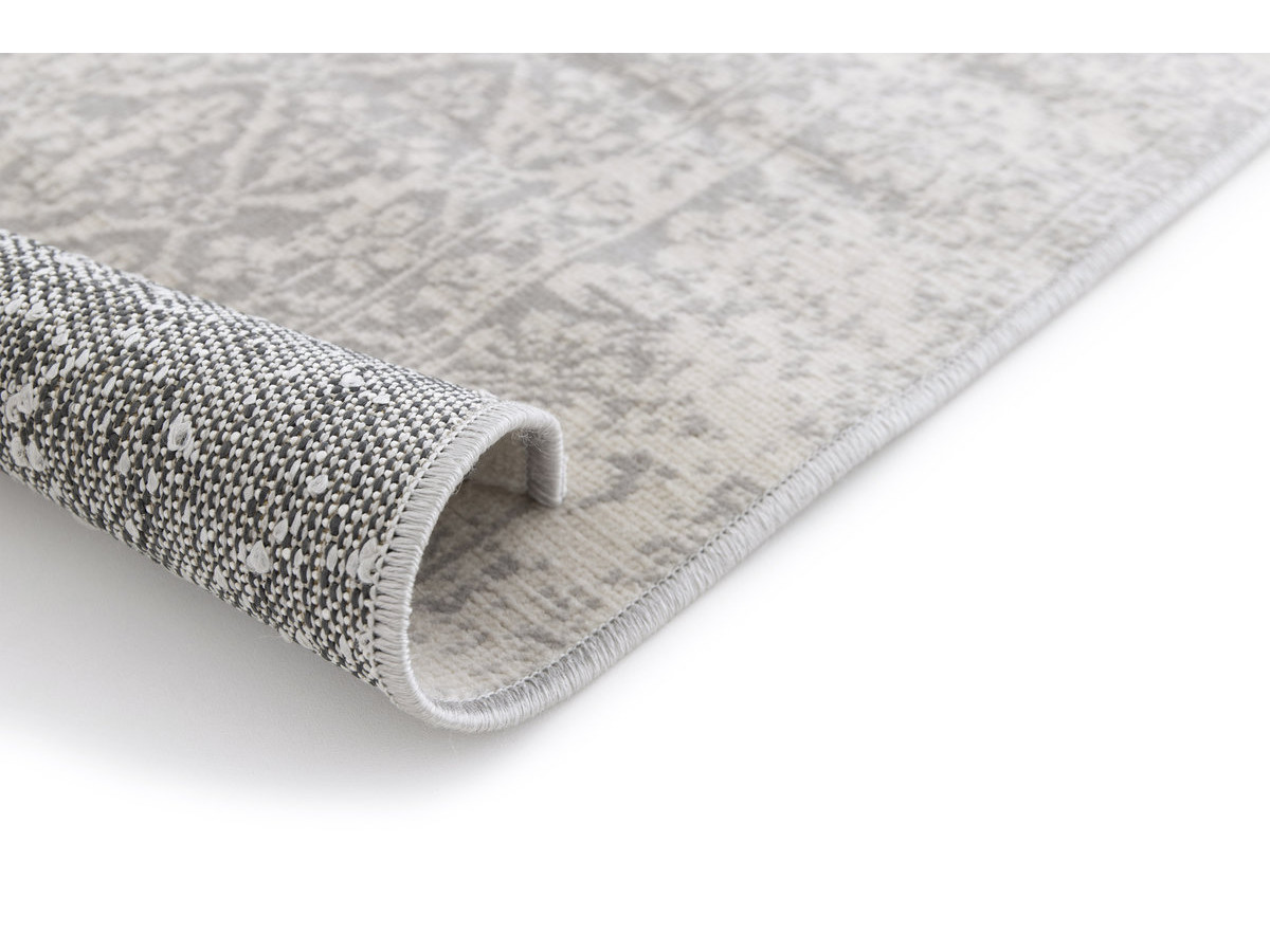 Tapis poils ras BRANN vintage gris — vue 5