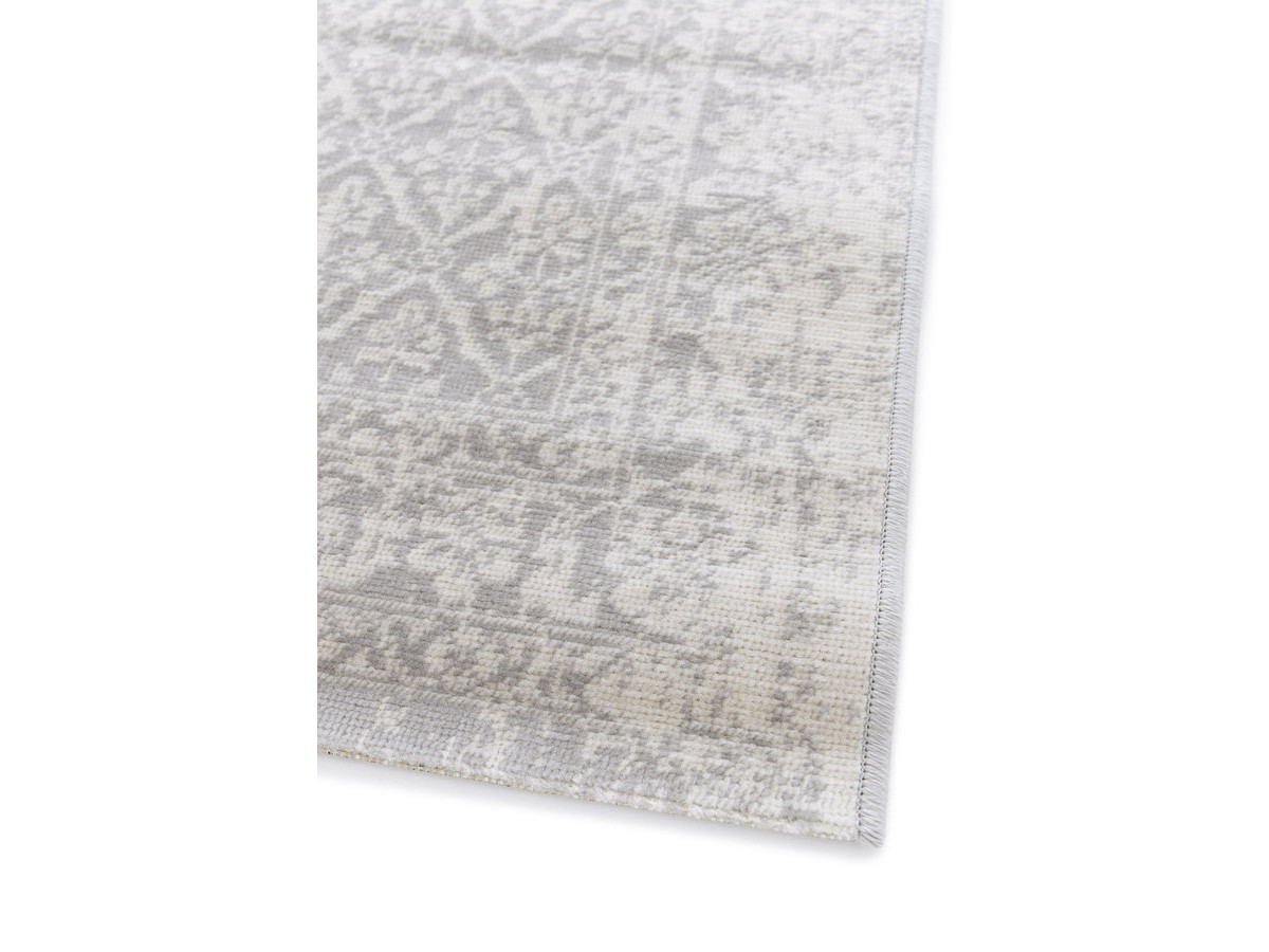 Tapis poils ras BRANN vintage gris — vue 4