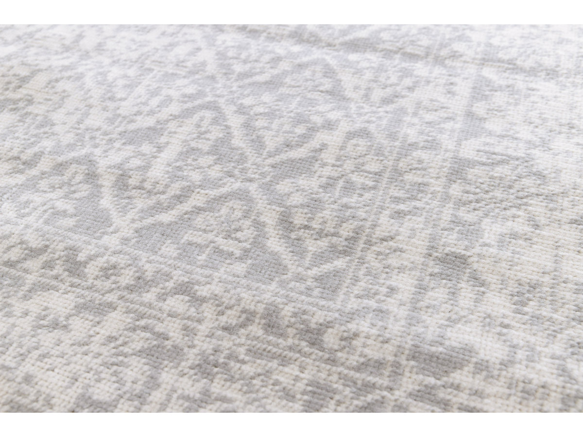 Tapis poils ras BRANN vintage gris — vue 6