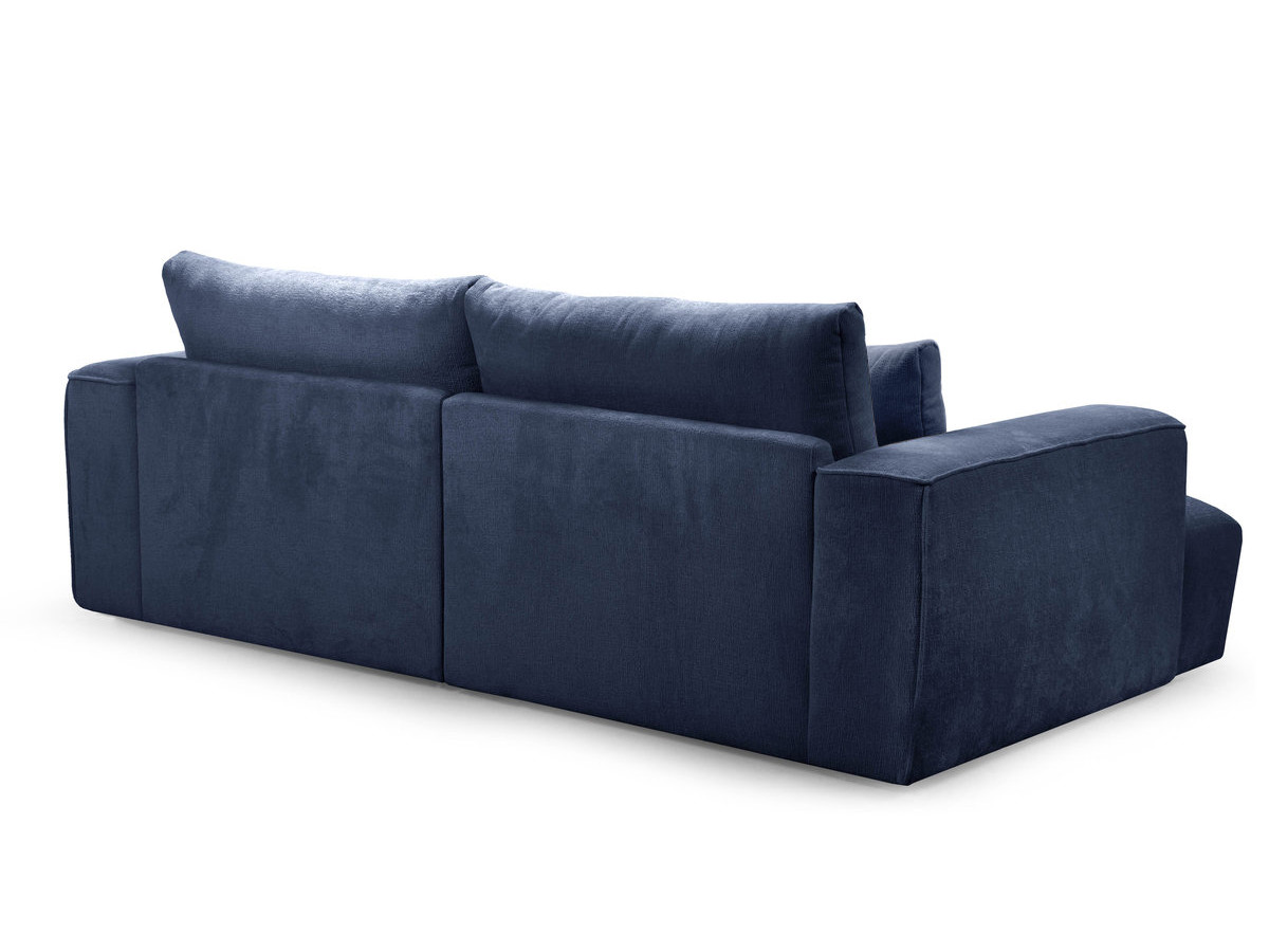 Sofa 3-osobowa z głębokim siedziskiem nierozkładana TWINY gładka tkanina