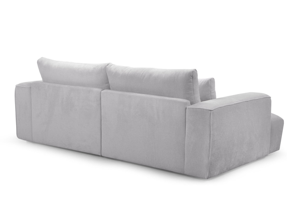 Sofa 3-osobowa z głębokim siedziskiem nierozkładana TWINY gładka tkanina