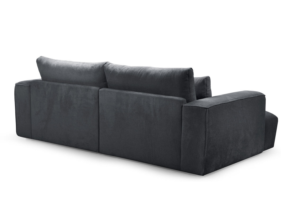 Sofa 3-osobowa z głębokim siedziskiem nierozkładana TWINY gładka tkanina