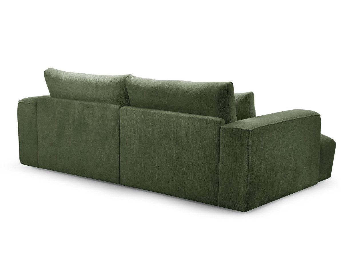 Sofa 3-osobowa z głębokim siedziskiem nierozkładana TWINY gładka tkanina