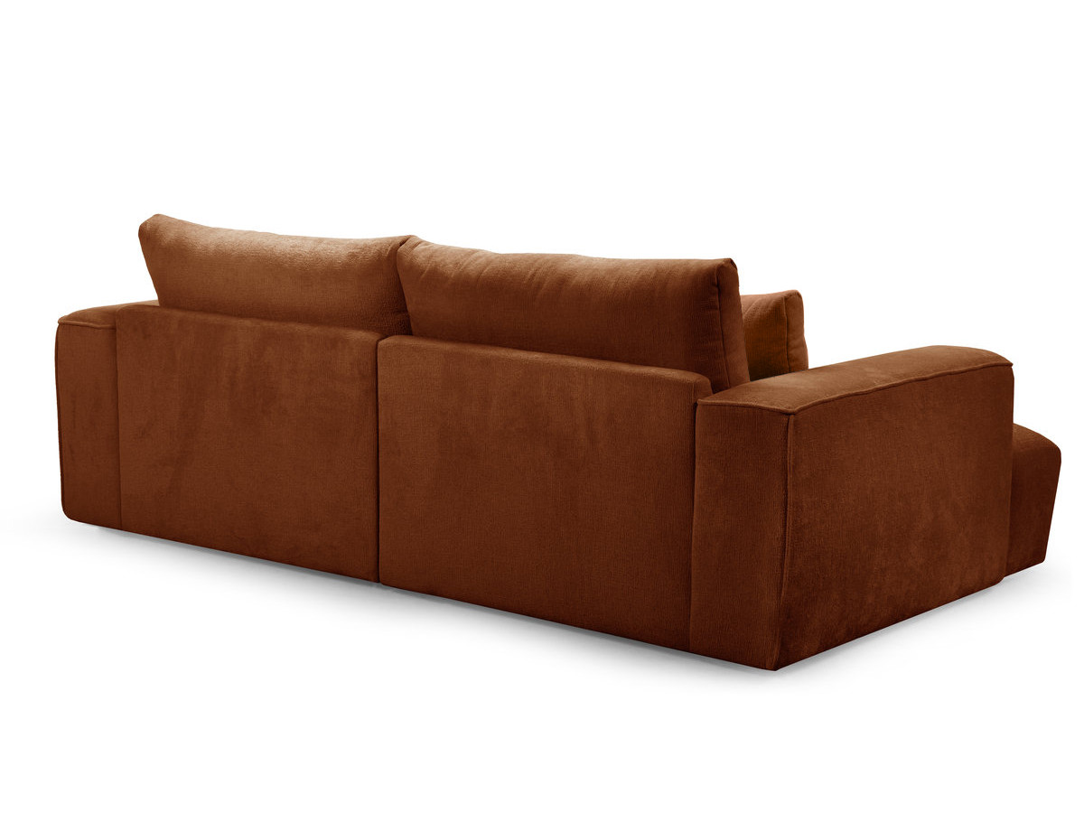 Sofa 3-osobowa z głębokim siedziskiem nierozkładana TWINY gładka tkanina