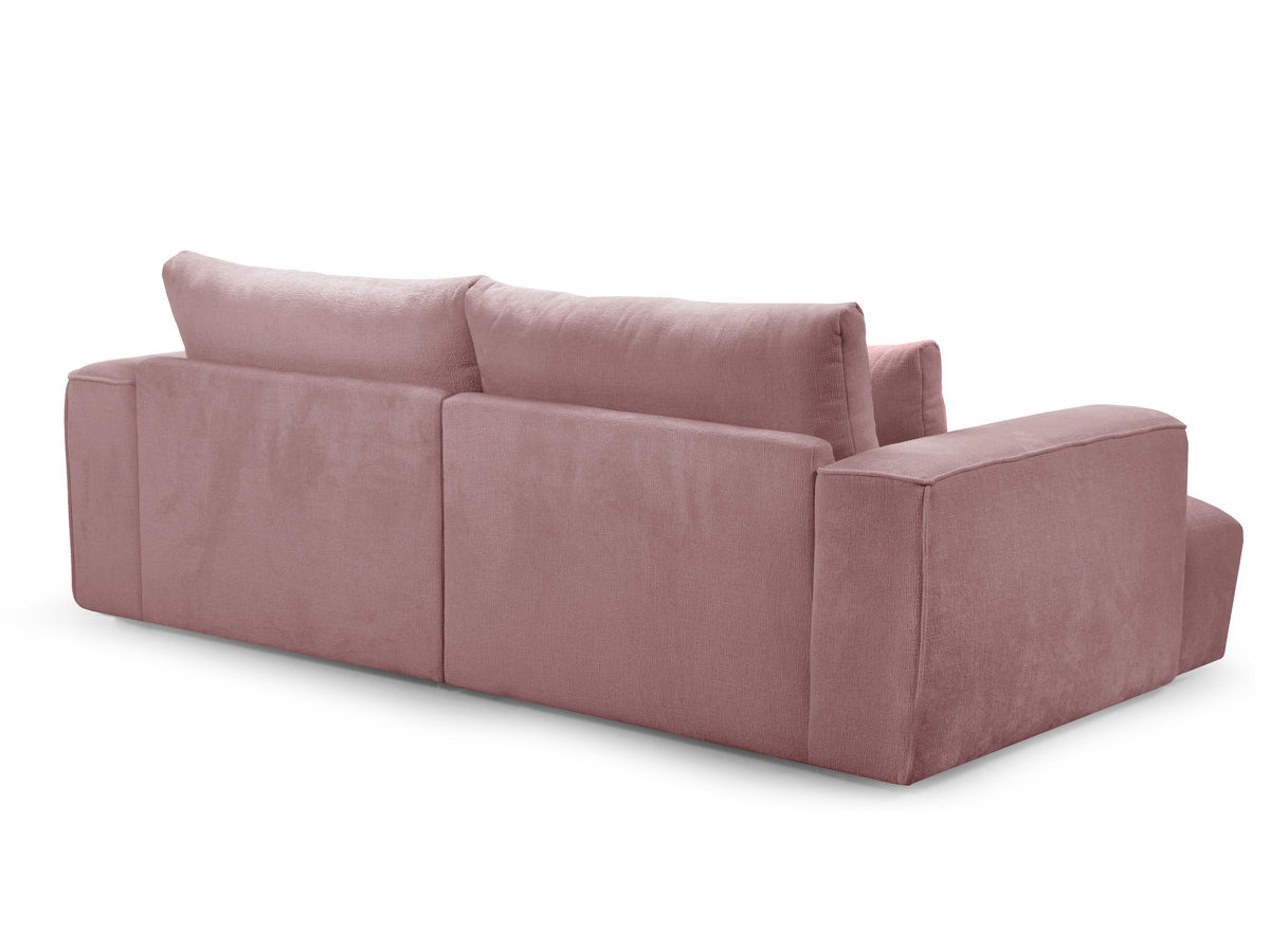 Sofa 3-osobowa z głębokim siedziskiem nierozkładana TWINY gładka tkanina