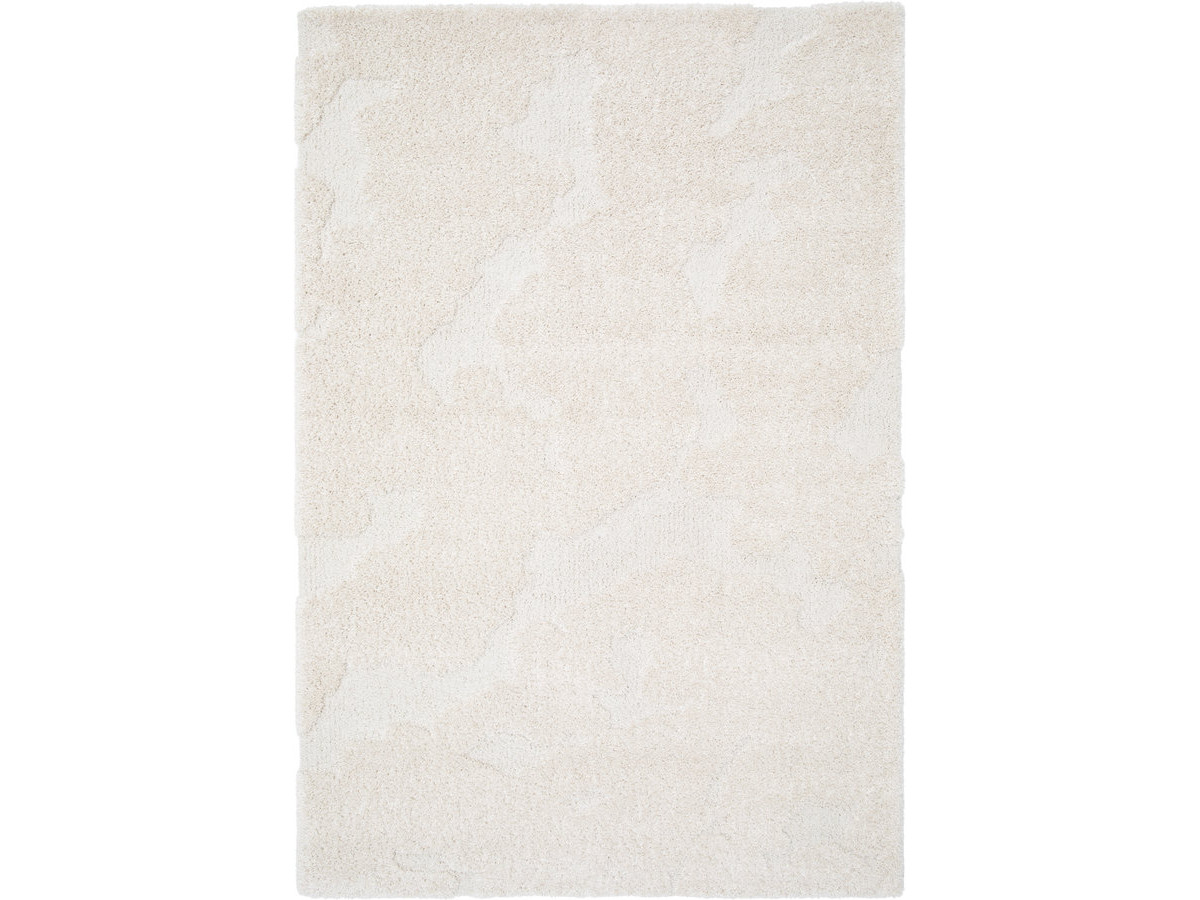 Tapis poils longs EMBREN motif abstrait