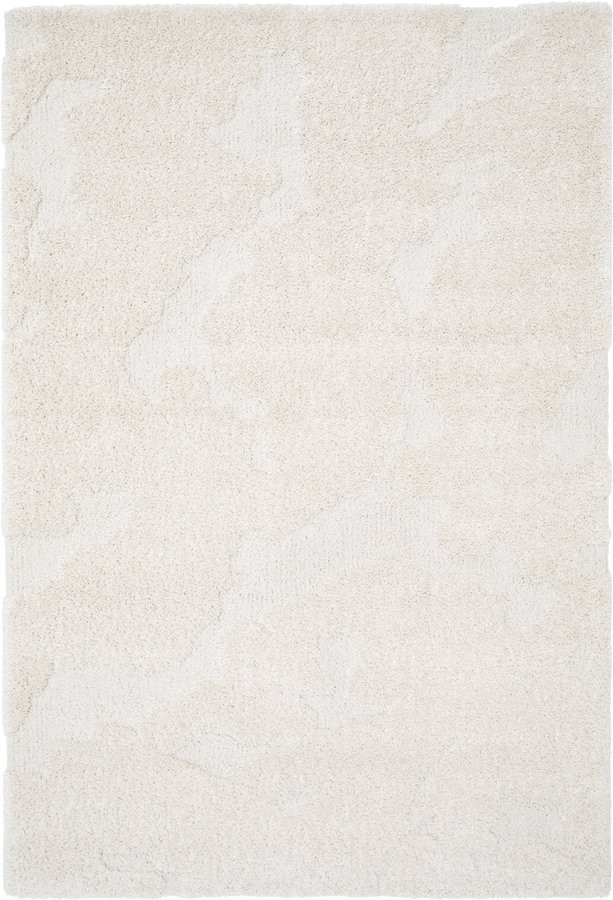 Tapis poils longs EMBREN motif abstrait