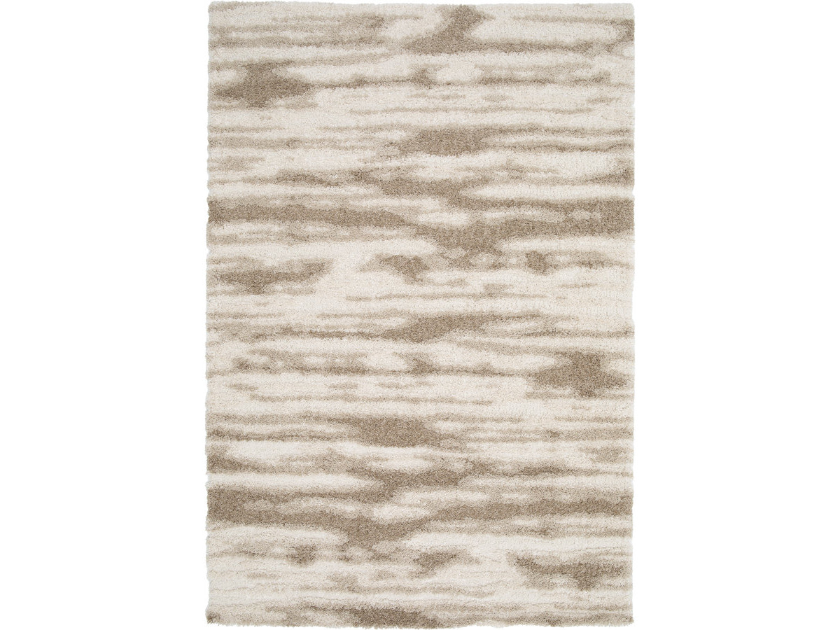 Tapis poils longs TELIRA motif abstrait