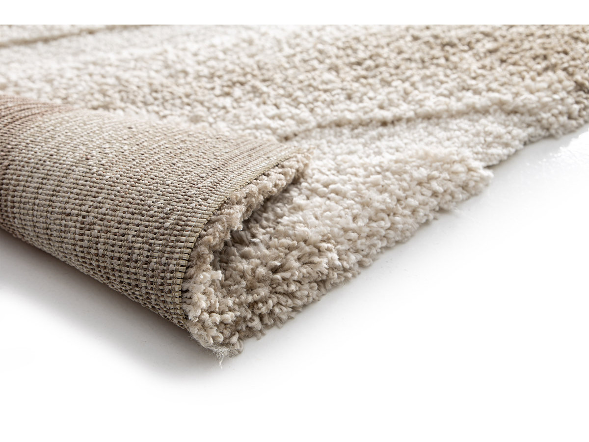 Tapis poils longs TIRASU motif abstrait