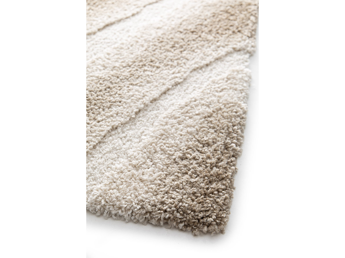 Tapis poils longs TIRASU motif abstrait