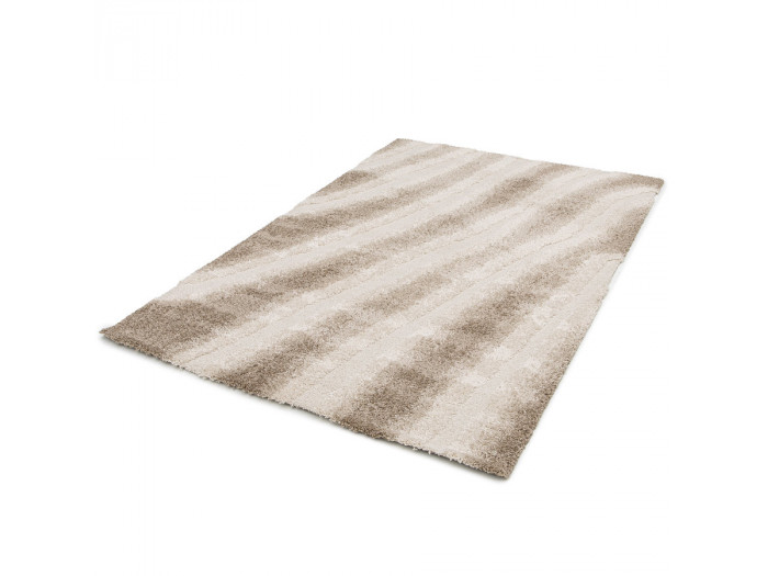 Tapis poils longs TIRASU motif abstrait