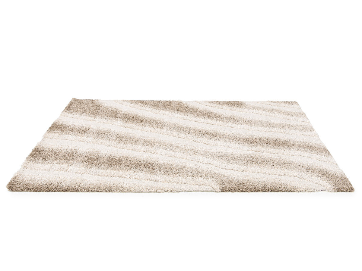 Tapis poils longs TIRASU motif abstrait