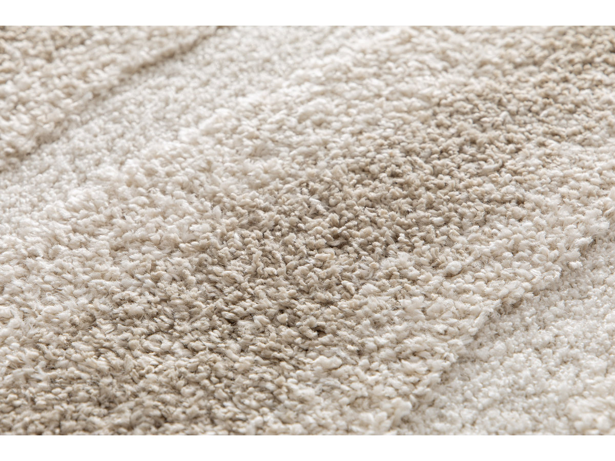 Tapis poils longs TIRASU motif abstrait