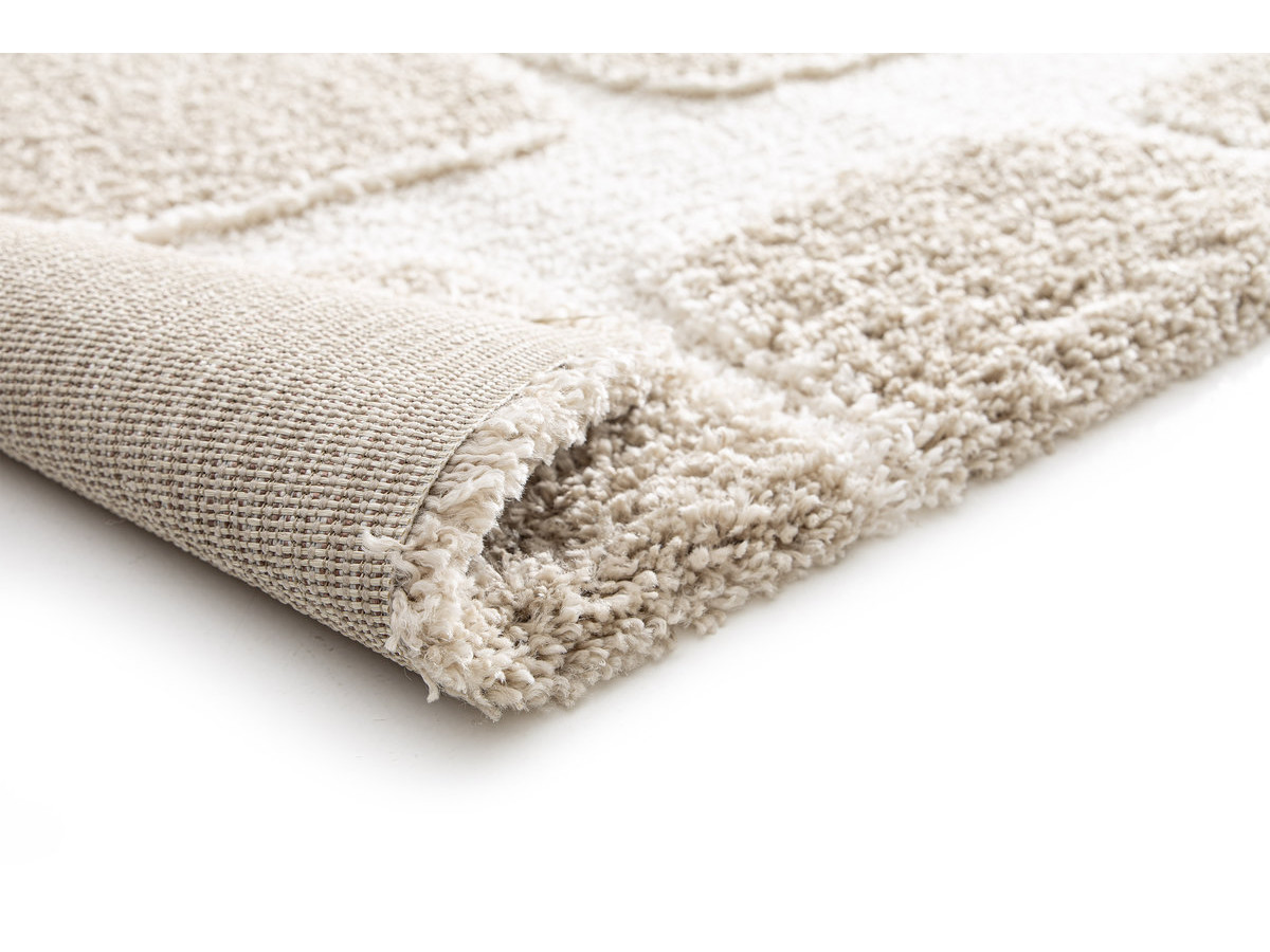 Tapis poils longs CHINO motif abstrait