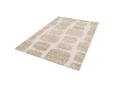 Tapis poils longs CHINO motif abstrait