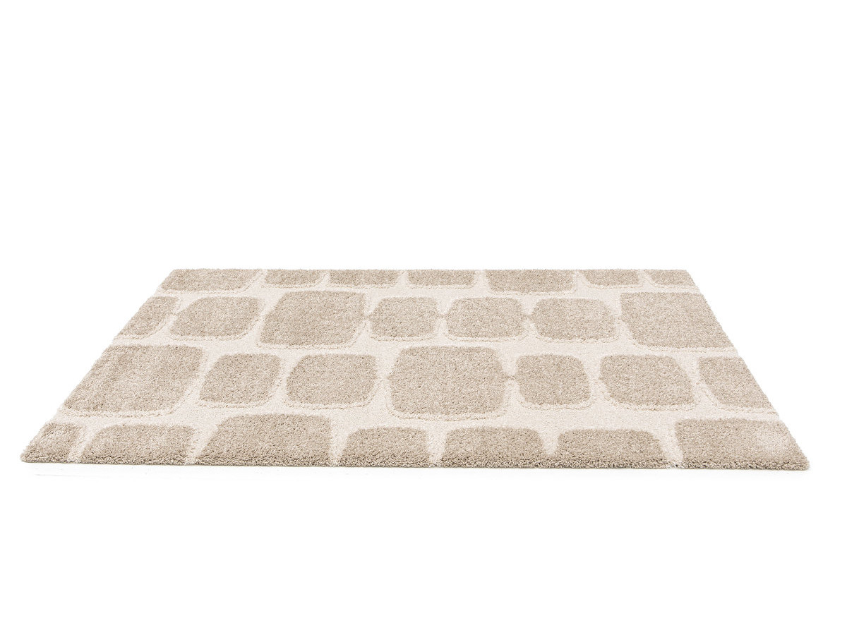 Tapis poils longs CHINO motif abstrait