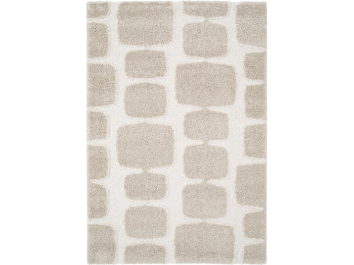 Tapis poils longs CHINO motif abstrait