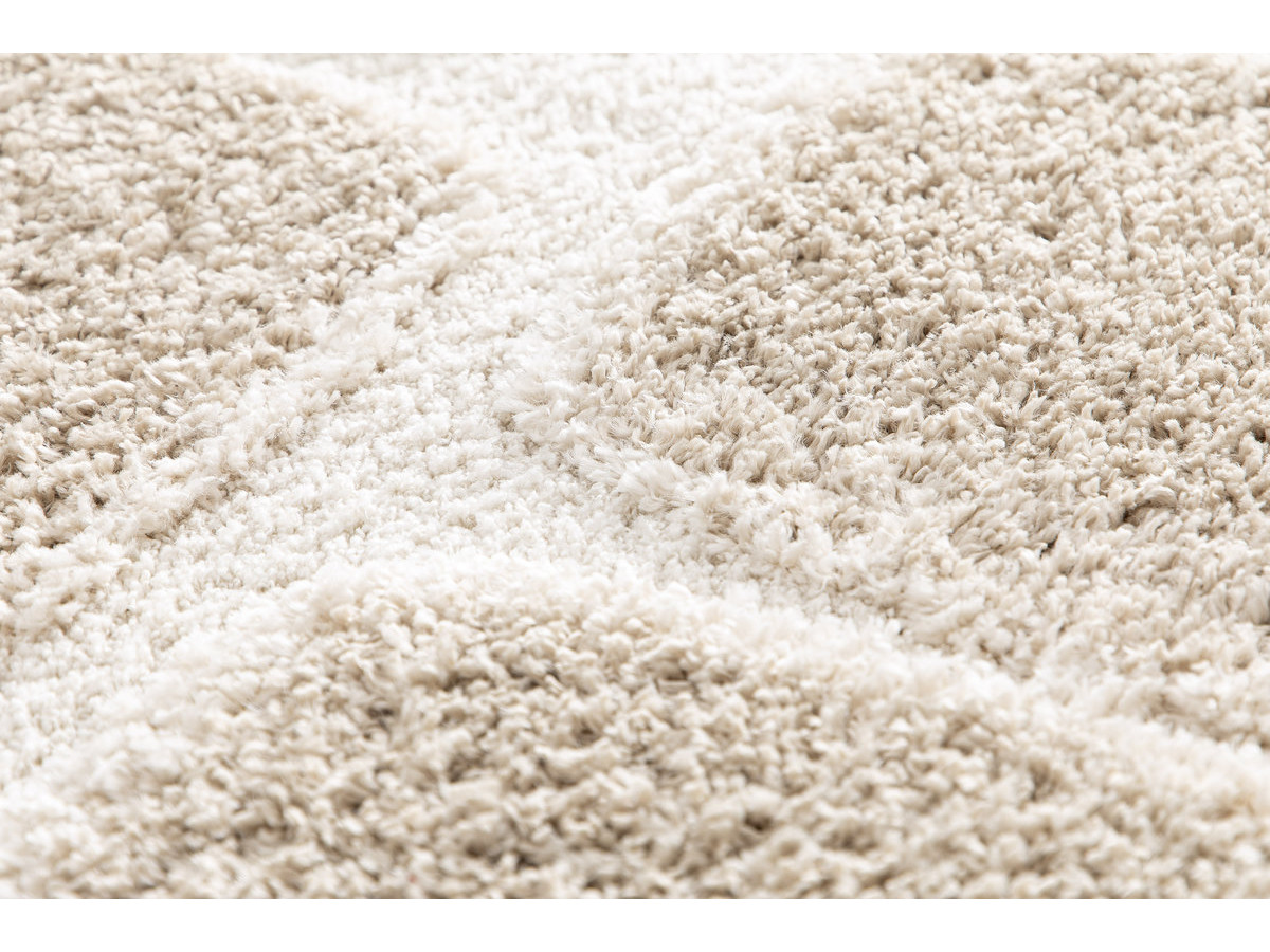 Tapis poils longs CHINO motif abstrait