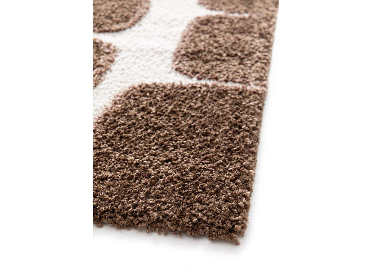 Tapis poils longs CHINO motif abstrait