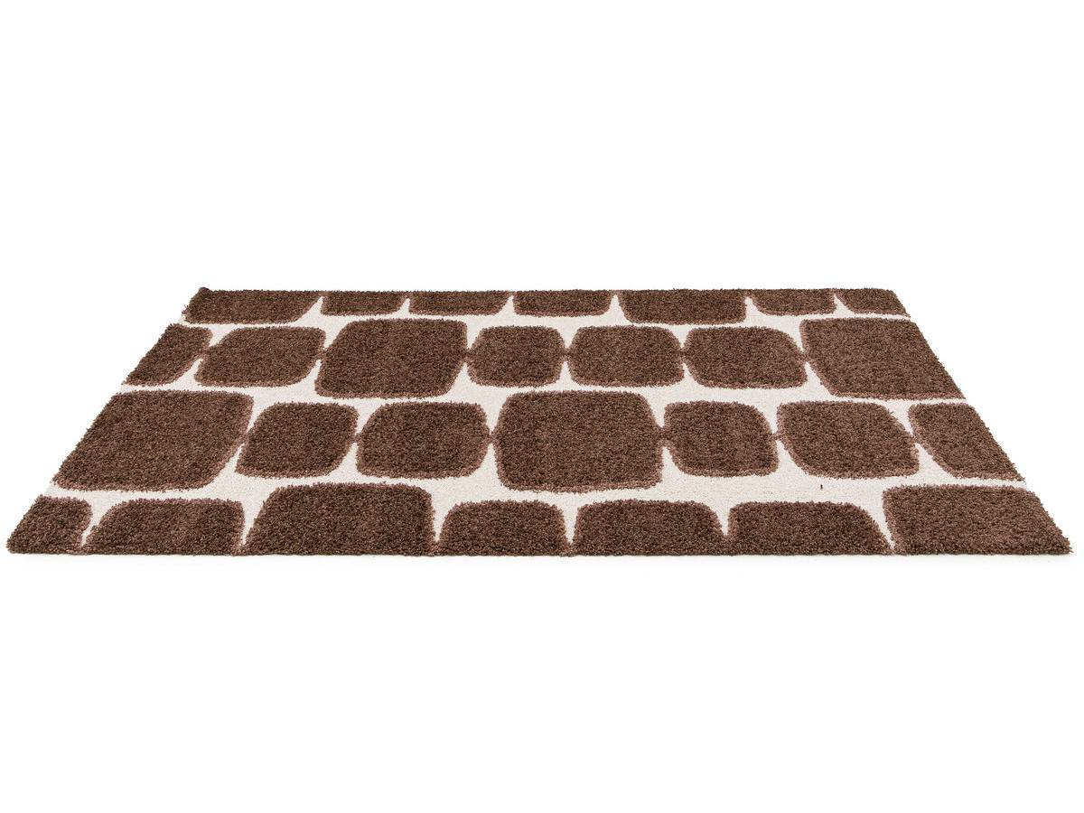 Tapis poils longs CHINO motif abstrait