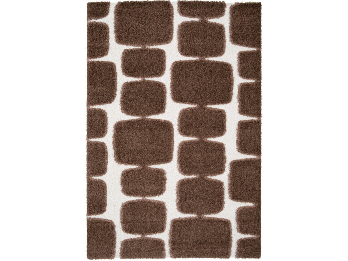 Tapis poils longs CHINO motif abstrait