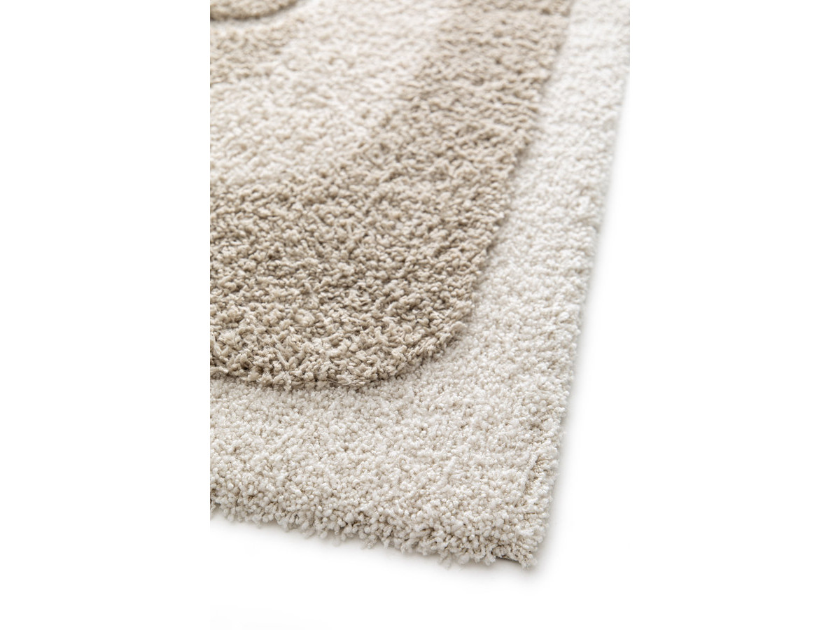Tapis poils longs KARE motif graphique