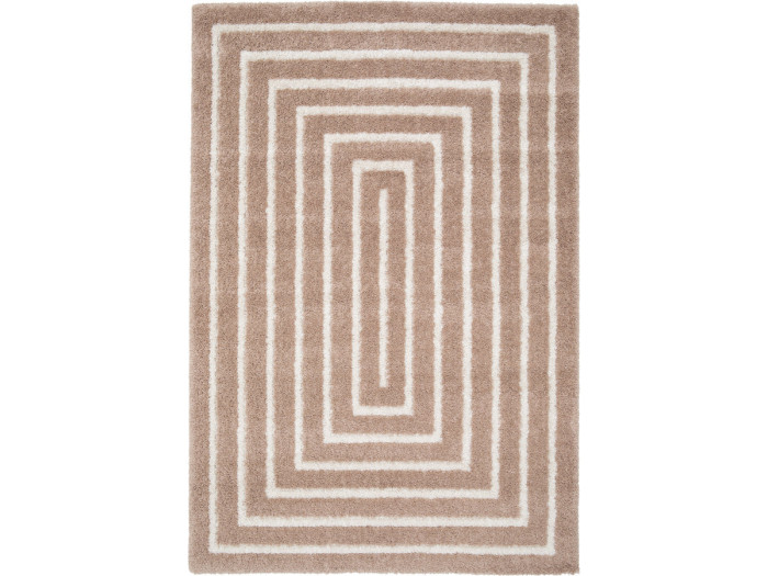 Tapis poils longs LYZZO motif graphique