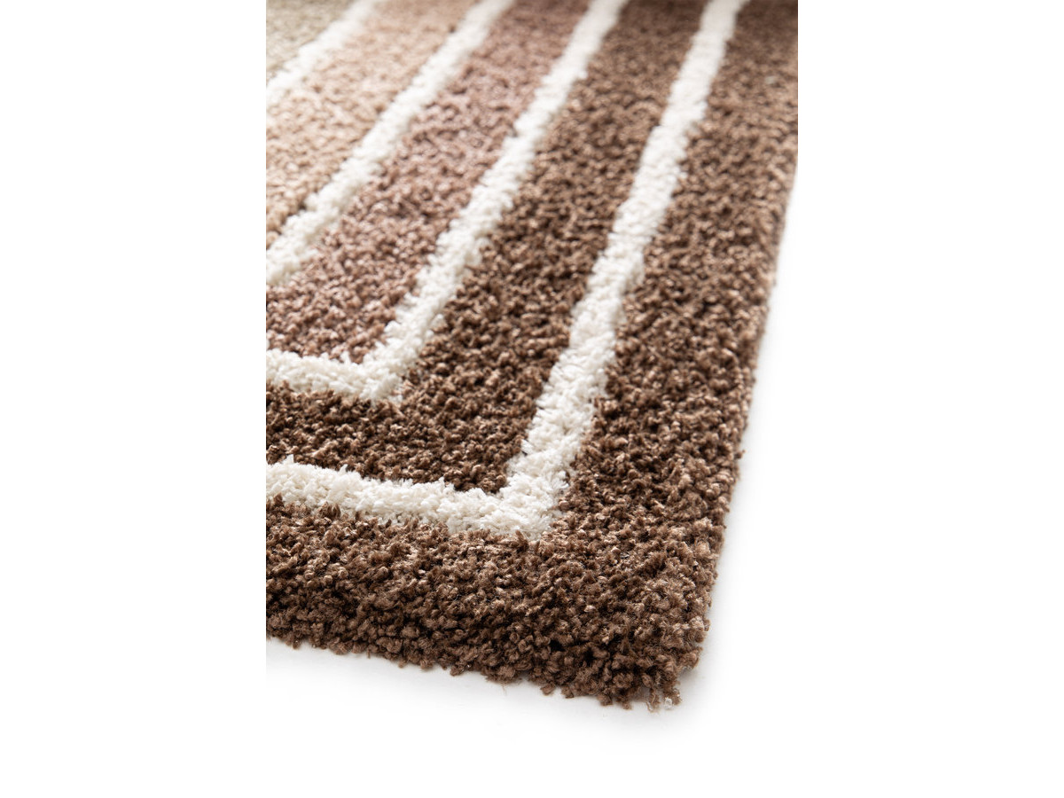 Tapis poils longs LYZZO motif graphique