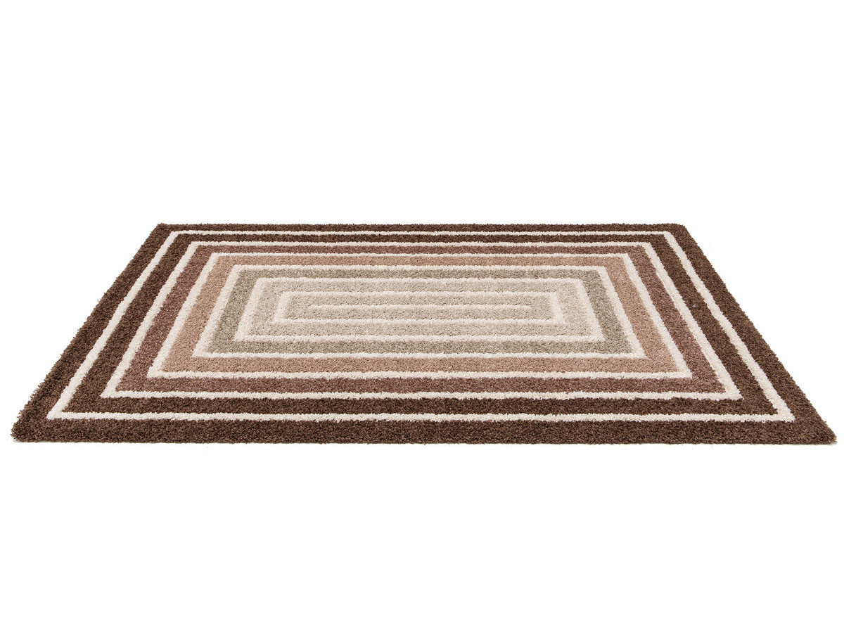 Tapis poils longs LYZZO motif graphique