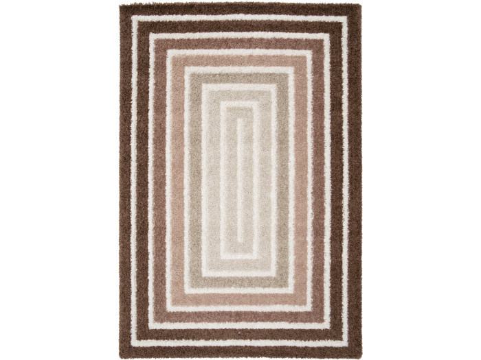 Tapis poils longs LYZZO motif graphique