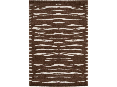 Tapis poils longs TAVARO motif abstrait
