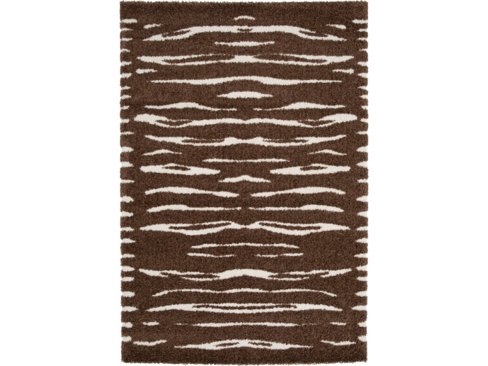 Tapis poils longs TAVARO motif abstrait