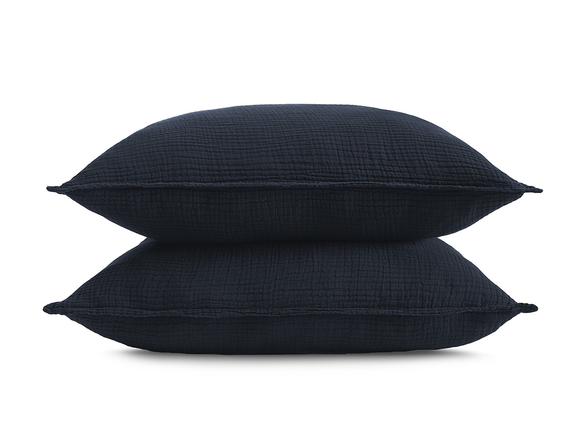 Parure de lit adulte en Gaze de coton HESTIA avec une housse de couette, taies d'oreiller