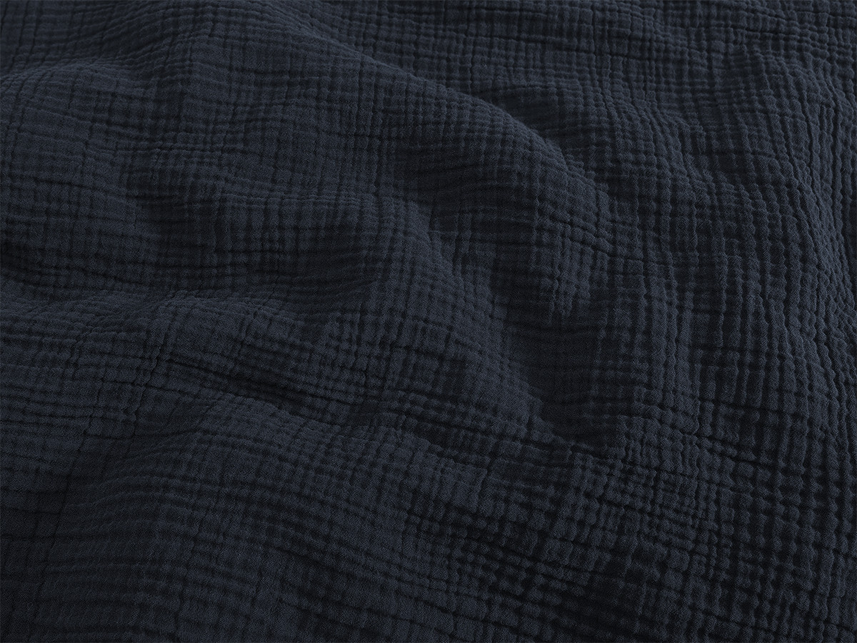 Parure de lit adulte en Gaze de coton HESTIA avec une housse de couette, taies d'oreiller