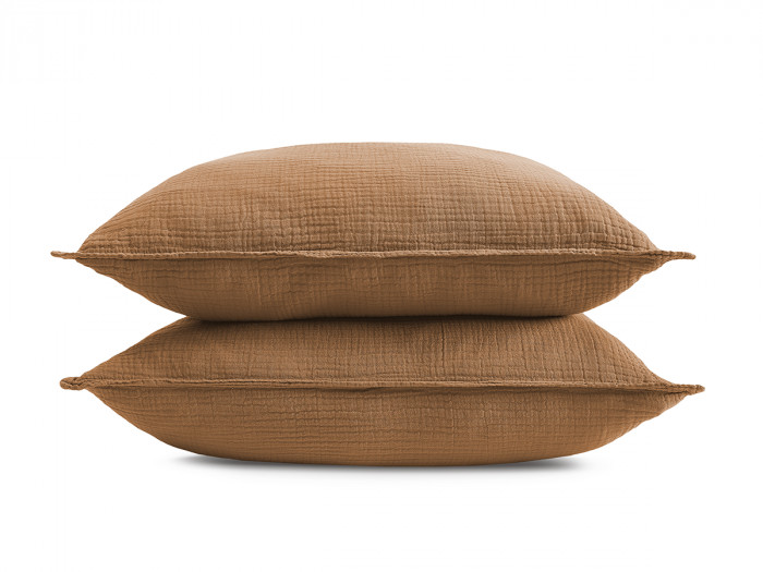 Parure en Gaze de coton HESTIA avec une housse de couette, 2 taies d'oreille