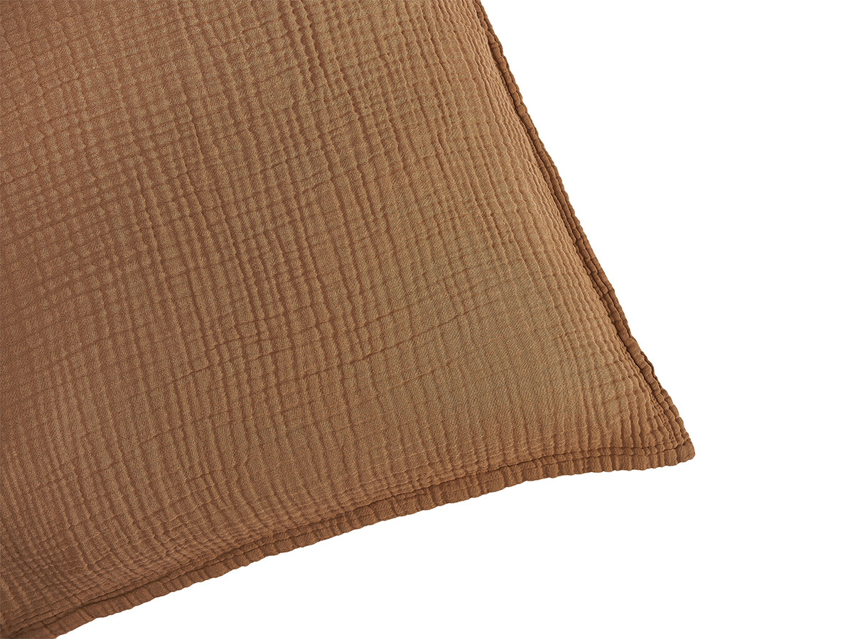 Parure de lit adulte en Gaze de coton HESTIA avec une housse de couette, taies d'oreiller