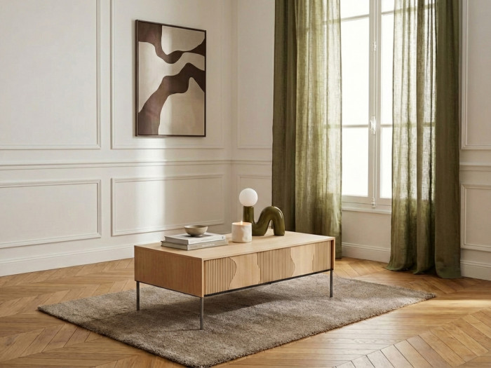 Table basse 1 porte FLORE