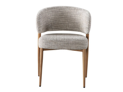 Lot de 2 chaises RHEA tissu texturé