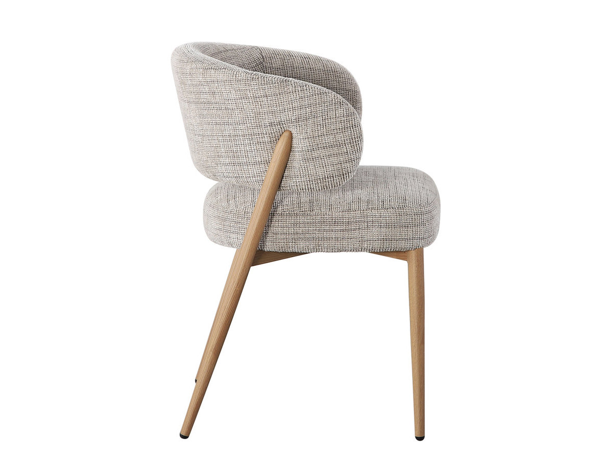 Lot de 2 chaises RHEA texturé taupe — vue 6