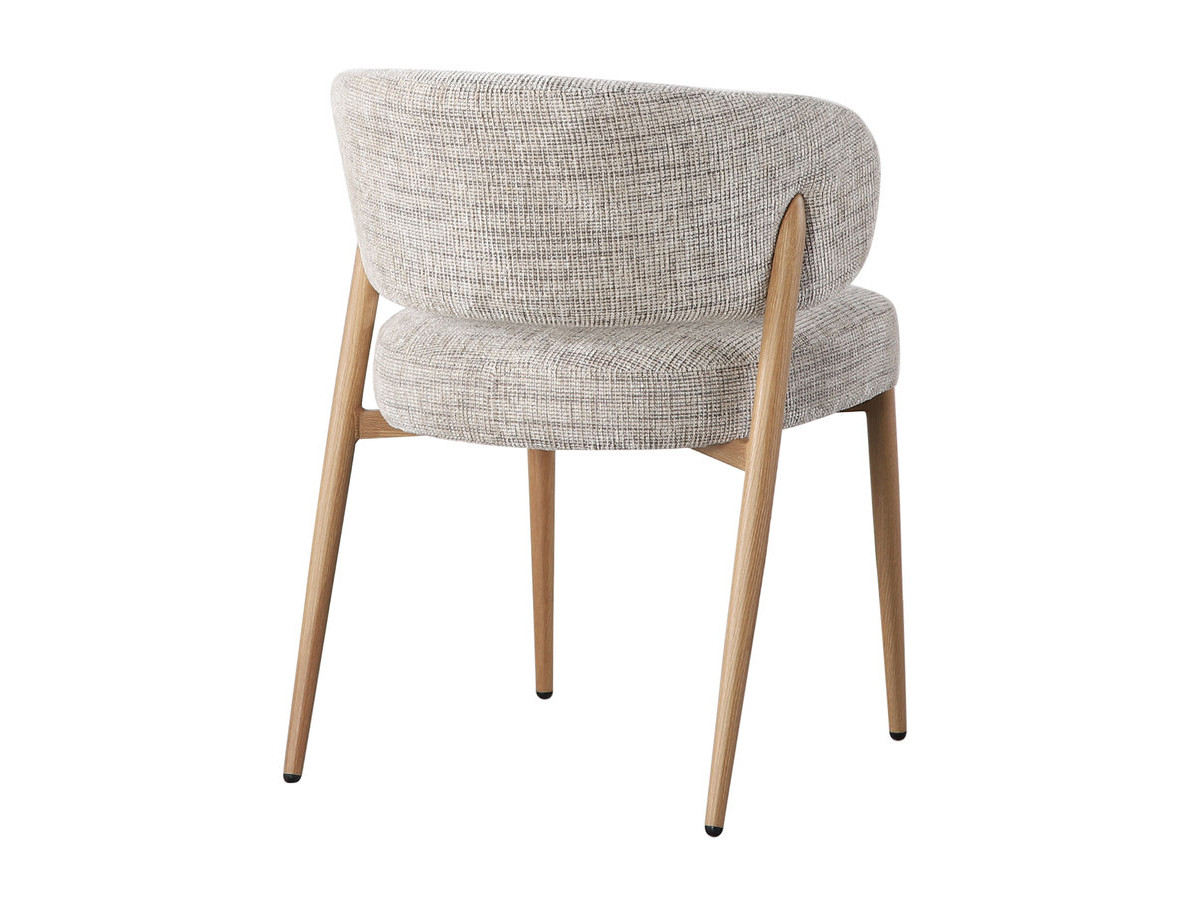 Lot de 2 chaises RHEA tissu texturé