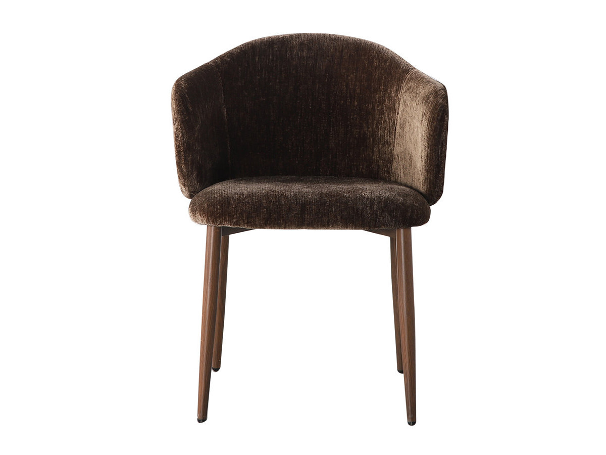 Lot de 2 chaises LETO texturé marron — vue 3