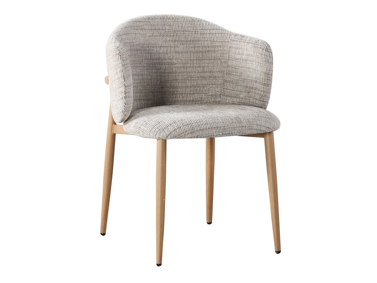 Lot de 2 chaises LETO texturé taupe — vue 5