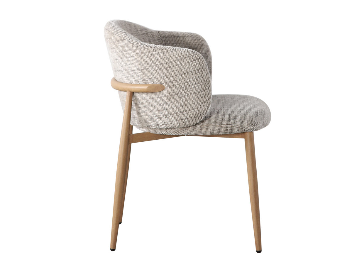 Lot de 2 chaises LETO texturé taupe — vue 6