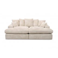 Causeuse avec assise profonde