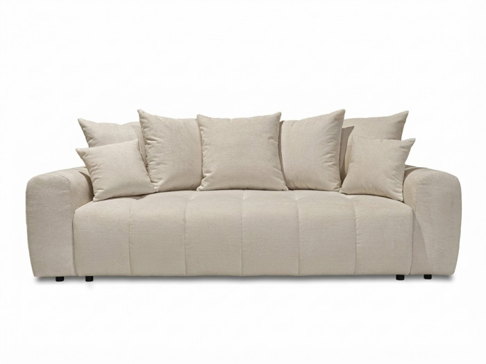 Canapé 3 places convertible ROXELANE tissu chiné