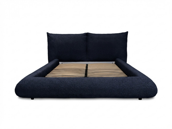 Lit bas JADEN tissu bouclette