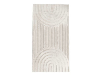 Tapis poils longs NELLY motif graphique