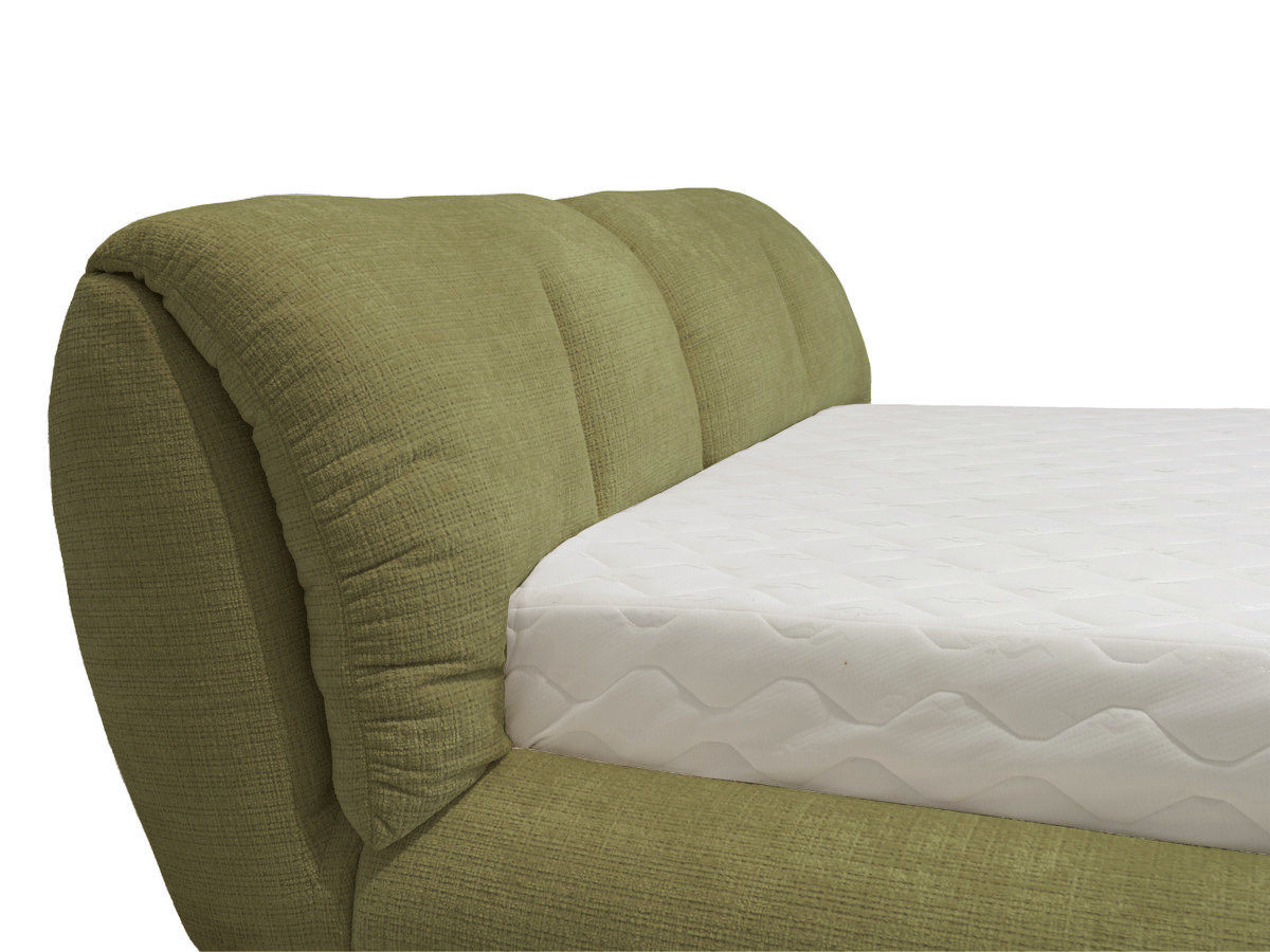 Lit bas FARO chenille vert — vue 6