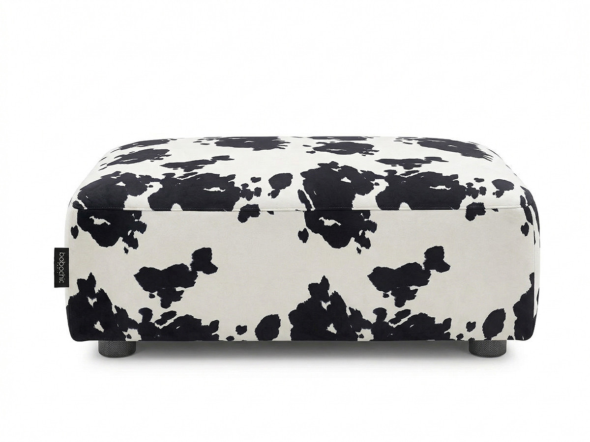 Pouf SIDONIE motif vache — vue 3