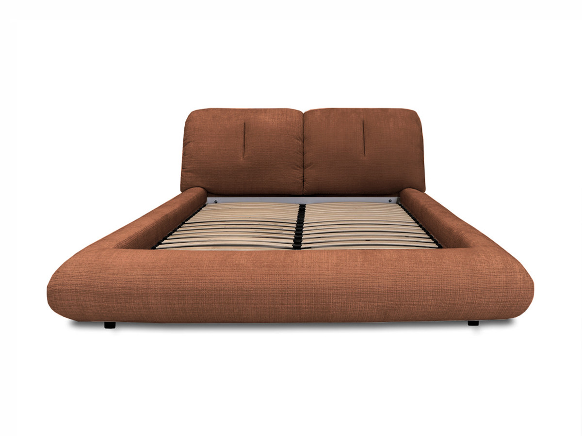 Lit bas FARO chenille orange — vue 3